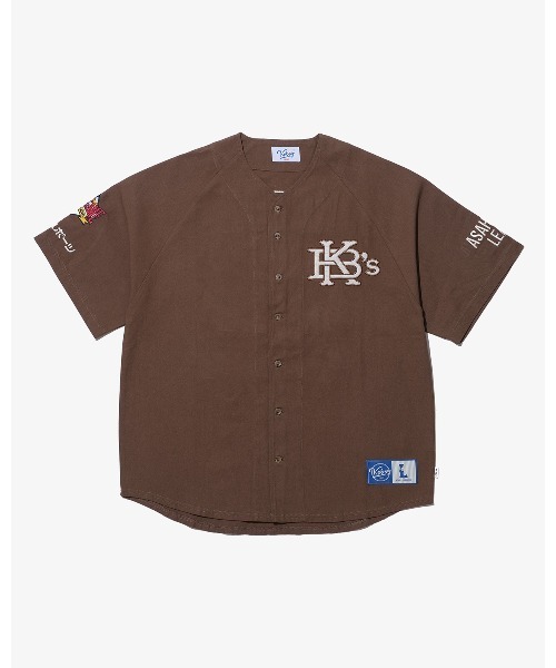 トップス MIYACHI KEBOZ BASEBALL SHIRT KEBOZ x MIYACHI x TOKYO 23 BASEBALL SHIRT BLACK （ケボズ x