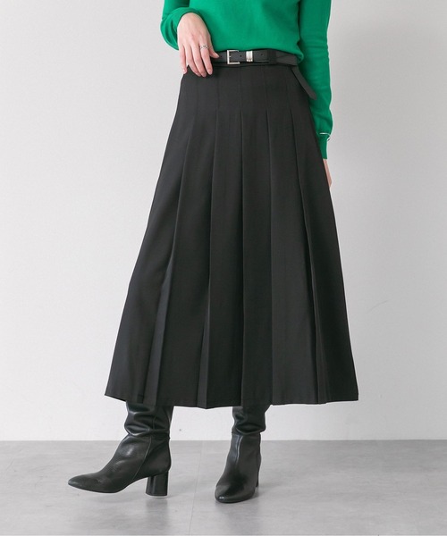 LinoU. スカート ミモレ丈プリーツスカート : ZOZOTOWN Yahoo!店