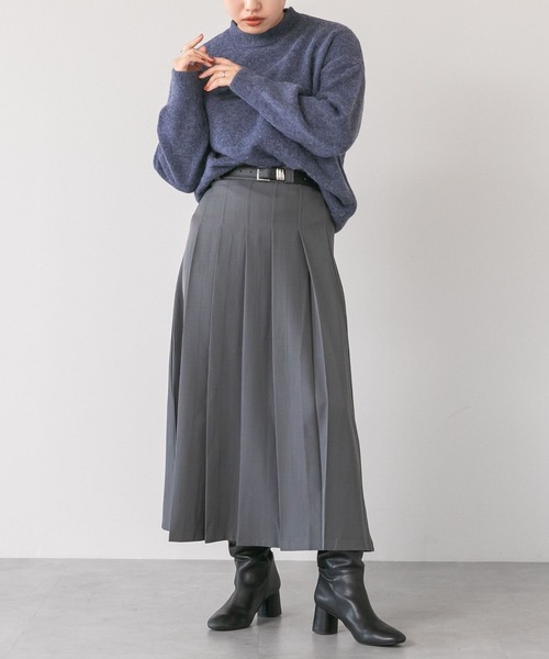 LinoU. スカート ミモレ丈プリーツスカート : ZOZOTOWN Yahoo!店