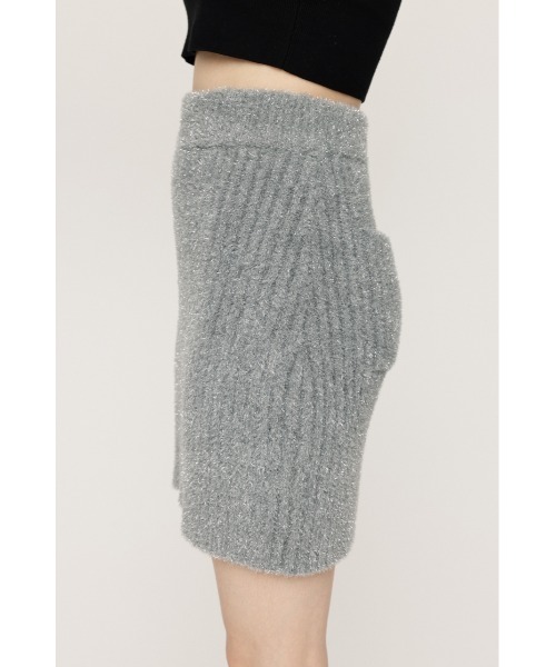 SLY（スライ） スカート 「WEB限定」GLITTER KNIT S/SK グリッター