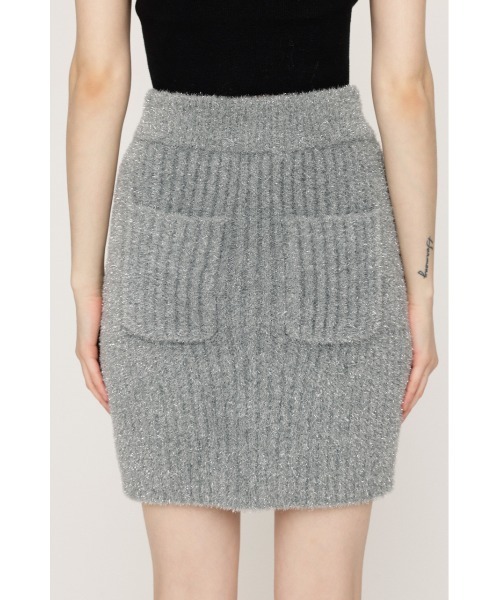 SLY（スライ） スカート 「WEB限定」GLITTER KNIT S/SK グリッター
