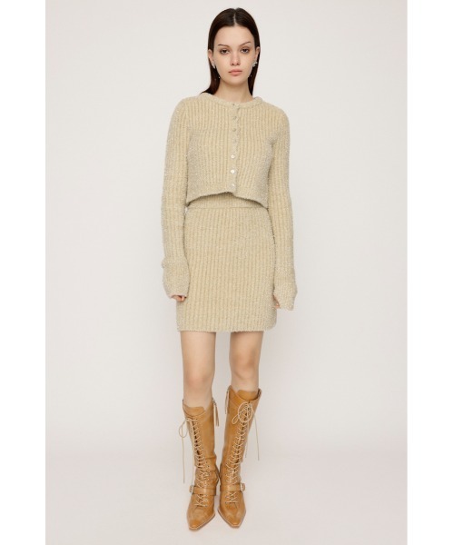 SLY（スライ） スカート 「WEB限定」GLITTER KNIT S/SK グリッター