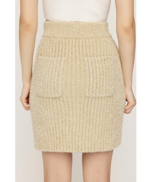 SLY（スライ） スカート 「WEB限定」GLITTER KNIT S/SK グリッター