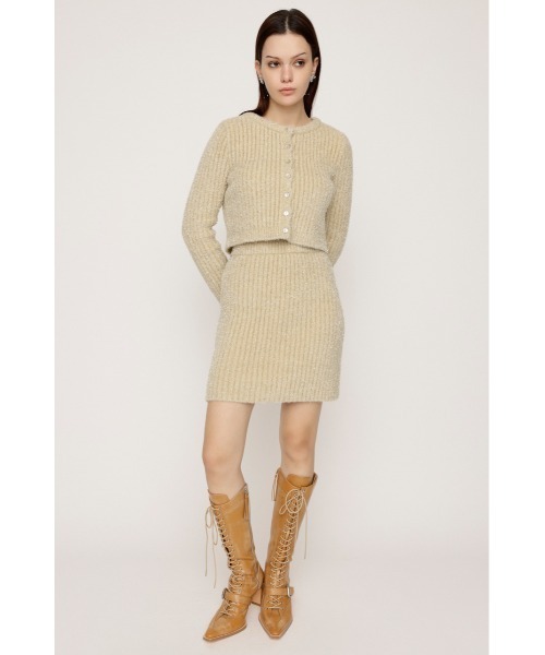SLY（スライ） スカート 「WEB限定」GLITTER KNIT S/SK グリッター