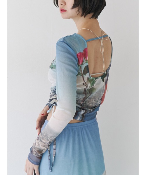 jouetie tシャツ フォトプリントシアートップス「セットアップ