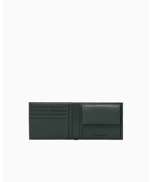 【EMPORIO ARMANI】ASV 二つ折りウォレット 未使用品 EMPORIO ARMANI 財布 「エンポリオ アルマーニ」ASV 二つ折り