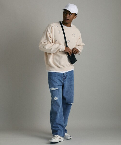 Firsthand（ファーストハンド） ジーンズ Crash Wide Denim Pants