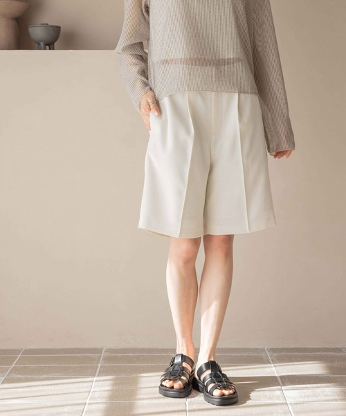 d.i.a ズボン LOWRYS FARM パンツ ホップサックハーフパンツ 242757