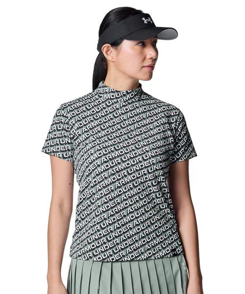 UNDER ARMOUR - スポーツシャツ ポロ UAアーマードライ スラッシュ ロゴタイプ 遊撃手衣手 モックネック プルオーバー（ゴルフ/レディース） レディース