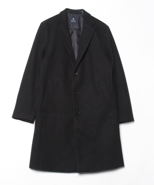 NANO universe（ナノ・ユニバース） チェスターコート M ブラック