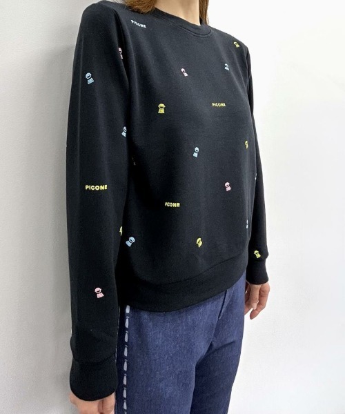 【オンラインストア・店舗限定商品】裏毛ハイネックジップスウェット 売れ筋商品|||ピッコーネクラブ レディース ゴルフ オンラインストア・店舗限定商品】裏毛ハイネックジップ