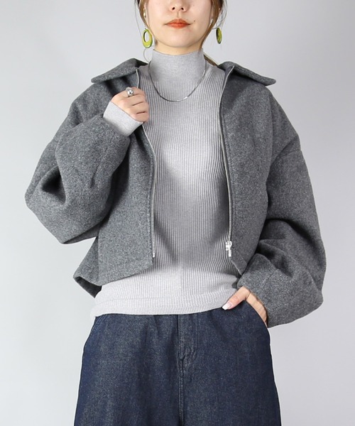 「and it_」 ブルゾン M ブラック レディース_画像8