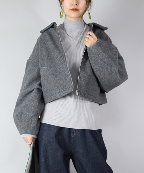 「and it_」 ブルゾン M ブラック レディース_画像9