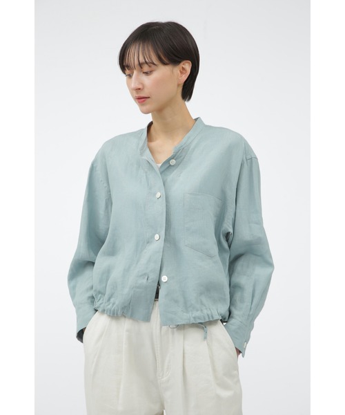 マーガレットハウエル　ブラウス MARGARET HOWELL ブラウス シャツ LINEN VOILE レディース