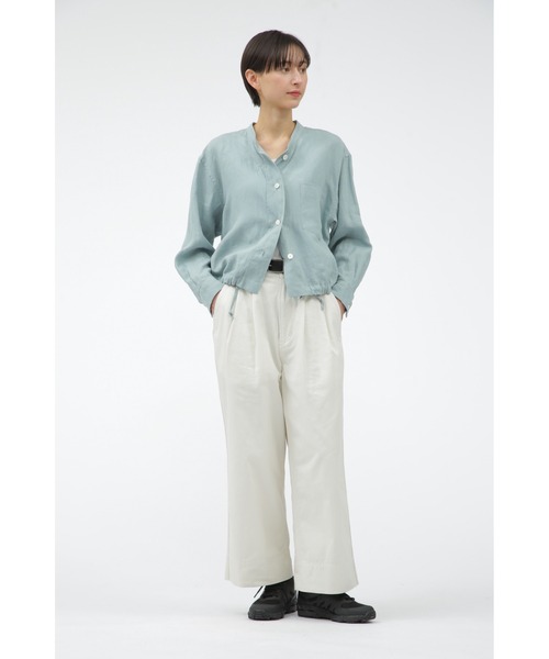 マーガレットハウエル　ブラウス MARGARET HOWELL ブラウス シャツ SHIRTING LINEN レディース