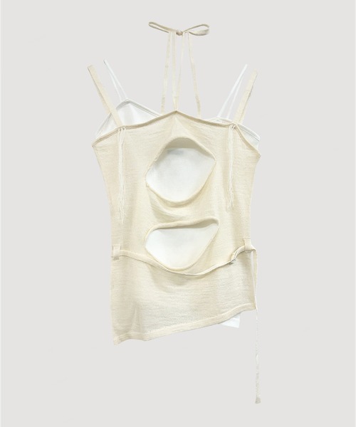 VIAVANDA キャミソール LAYERED KNIT CAMISOLE : ZOZOTOWN Yahoo!店
