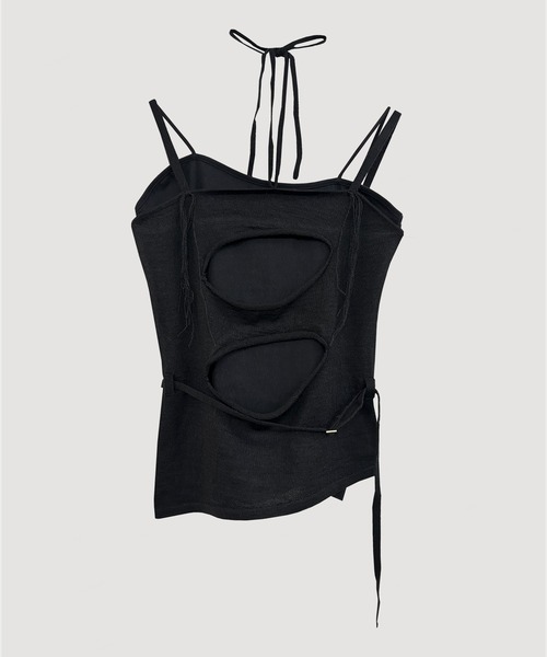 VIAVANDA LAYERED KNIT CAMISOLE キャミソール VIAVANDA LAYERED KNIT