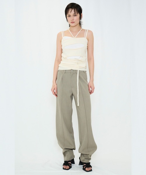 VIAVANDA LAYERED KNIT CAMISOLE キャミソール VIAVANDA キャミソール LAYERED KNIT CAMISOLE : ZOZOTOWN Yahoo!店