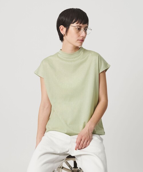 BEAUTY＆YOUTH UNITED ARROWS tシャツ クルーネック フレンチスリーブ 