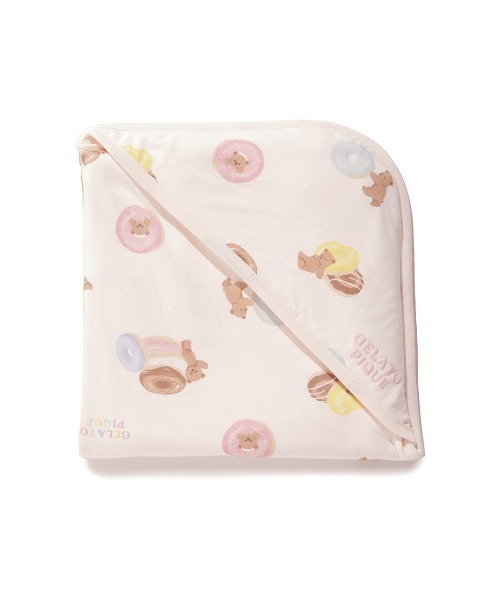 gelato pique ブランケット 「KIDS」ドーナツベア柄ブランケット