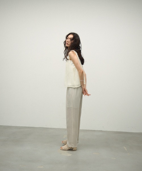 ベスト ジレ MESH KNIT VEST レディース ベスト ジレ Mesh Knit Vest / メッシュニットベスト レディース