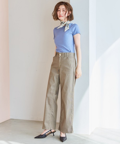 AM♥ cygne 　デニムパンツ　薄ブルー 完売商品　サイズ1T SOMETHING ジーンズ デニム デニムパンツ SUMMER COOL 涼しい