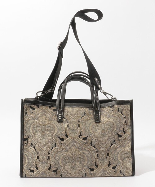 本物☆ボッテガヴェネタ レオパード柄 ナイロン トートバッグ