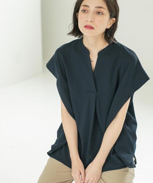 OPAQUE.CLIP（オペークドットクリップ） tシャツ スキッパーフレンチ