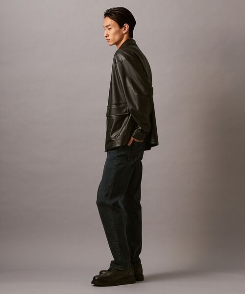 【新品タグ付】CKレザー風ジャケット Calvin Klein シャツ フェイクレザー ジャケット メンズ