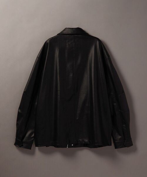 【新品タグ付】CKレザー風ジャケット Calvin Klein シャツ フェイクレザー ジャケット メンズ