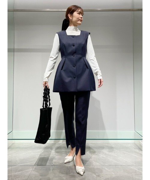 極美品　セルフォード　セットアップ　ネイビー　サイズ36(S) CELFORD 「CELFORD」 セットアップ 36 ネイビー レディース