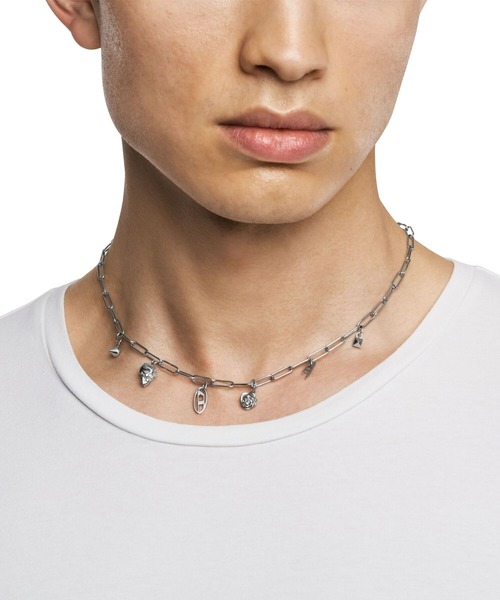 DIESEL ネックレス　ディーゼル　diesel ビンテージ　シルバー 中古・古着通販】DIESEL (ディーゼル) ネックレス シルバー