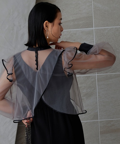 RUIRUE BOUTIQUE ２WAYコンビワンピース　チャコールグレー　Ｓ RUIRUE BOUTIQUE 「RUIRUE BOUTIQUE」 コンビワンピース S