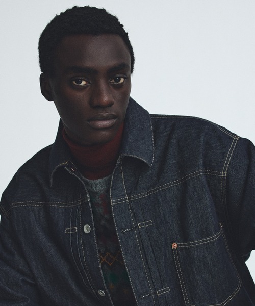 ダウンコート ダウンジャケット 「miffew/ ミフュー」DENIM DOWN JACKET レディースの画像