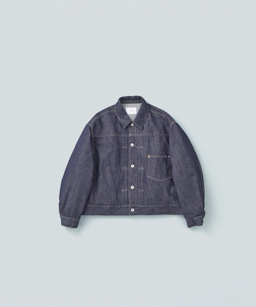 ダウンコート ダウンジャケット 「miffew/ ミフュー」DENIM DOWN JACKET レディースの画像