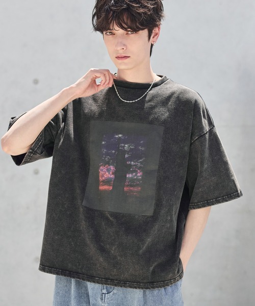ちゃんみな　Tシャツ　Lサイズ　ヴィンテージ加工のピグメントボディ ちゃんみな Tシャツ Lサイズ ヴィンテージ加工のピグメント