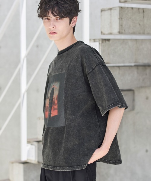 ちゃんみな　Tシャツ　Lサイズ　ヴィンテージ加工のピグメントボディ ちゃんみな Tシャツ Lサイズ ヴィンテージ加工のピグメント