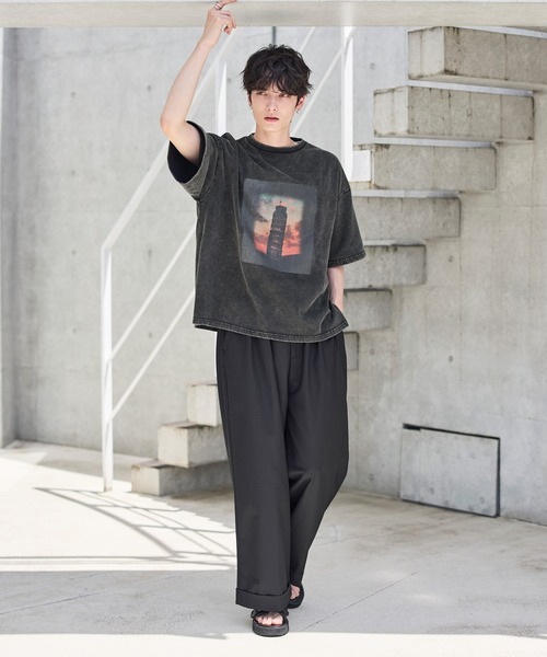 ちゃんみな　Tシャツ　Lサイズ　ヴィンテージ加工のピグメントボディ ちゃんみな Tシャツ Lサイズ ヴィンテージ加工のピグメント