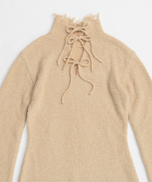 MAISON SPECIAL（メゾンスペシャル） ニットワンピース 38 ベージュ