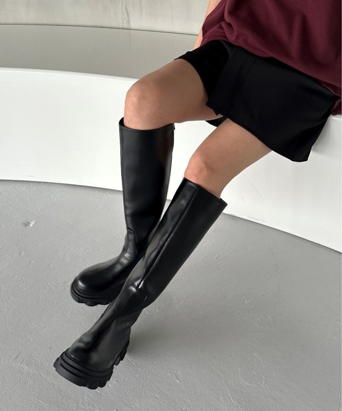 JEANASIS（ジーナシス） ロングブーツ LARGE ブラック系その他