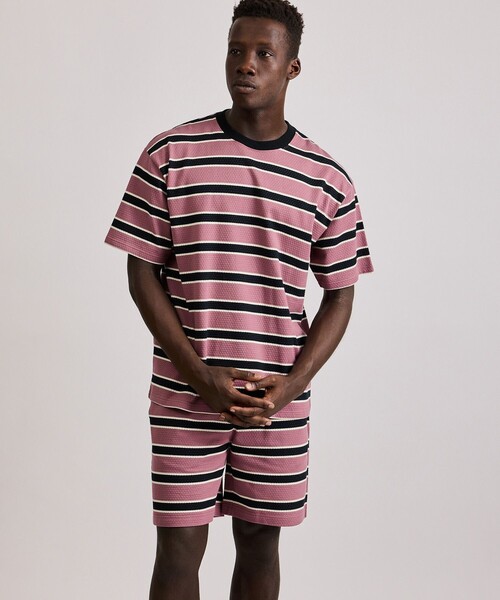 Saturdays NYC（サタデーズ ニューヨークシティ） tシャツ Mesh Border