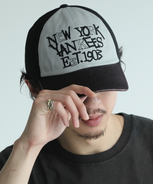 【試着のみ】MLB KOREA ベースボールキャップ b074n_03.jpg