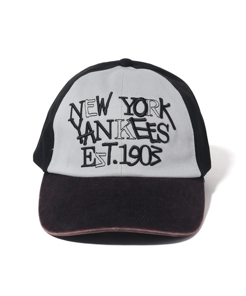 ★MLB Korea★ Varsity Vintage Structure Ball Cap BOS MgSand MLB Korea キャップ 帽子 「MLB KOREA/エムエルビーコリア