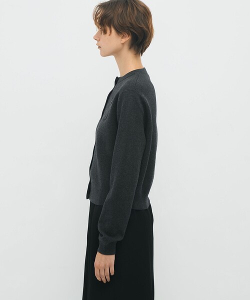 「CABaN」 ニットカーディガン X-SMALL チャコールグレー レディース CABaN 「CABaN」 ニットカーディガン X-SMALL チャコールグレー