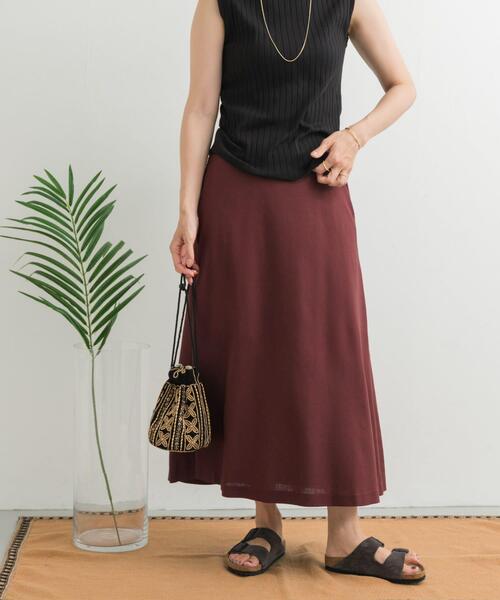 URBAN RESEARCH DOORS（アーバンリサーチドアーズ） スカート 麻混
