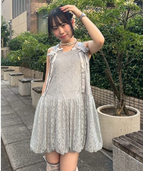 Candy Stripper ワンピース LACY BALLON MINI : ZOZOTOWN Yahoo