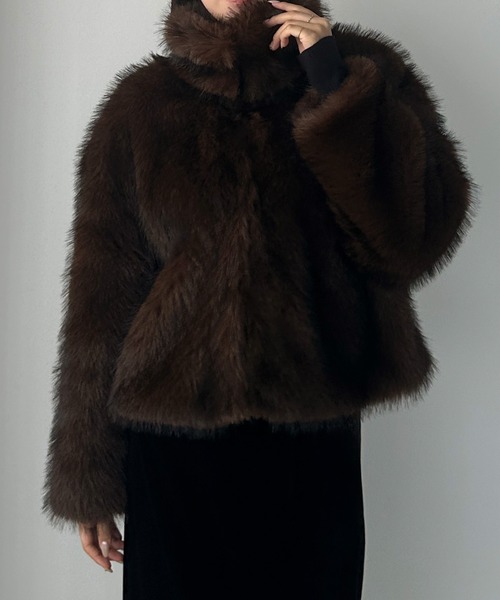 Louere（ルエレ） ステンカラーコート コート 2wayカラーフェイク