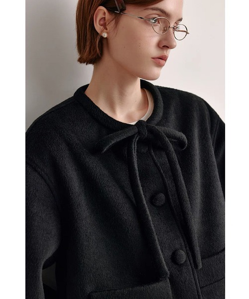 Fano Studios」 ノーカラーコート S ブラック レディース : ZOZOTOWN