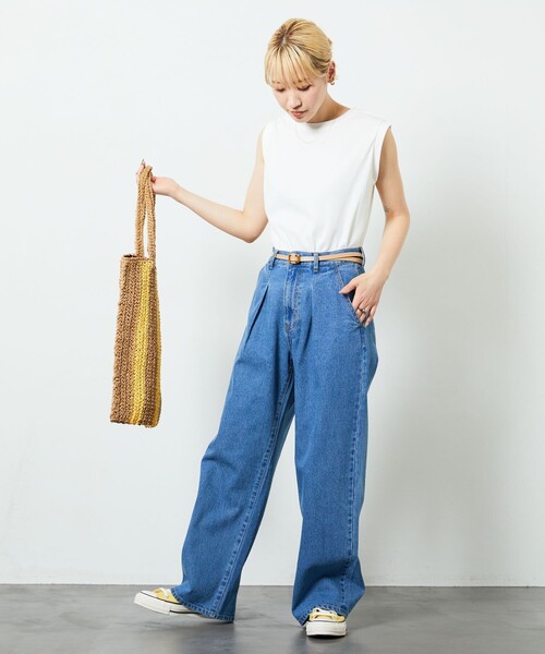 [FREAK'S STORE] Denim брюки MEDIUM уголь женский 