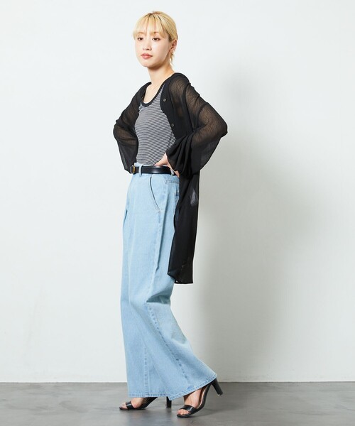 [FREAK'S STORE] Denim брюки MEDIUM уголь женский 